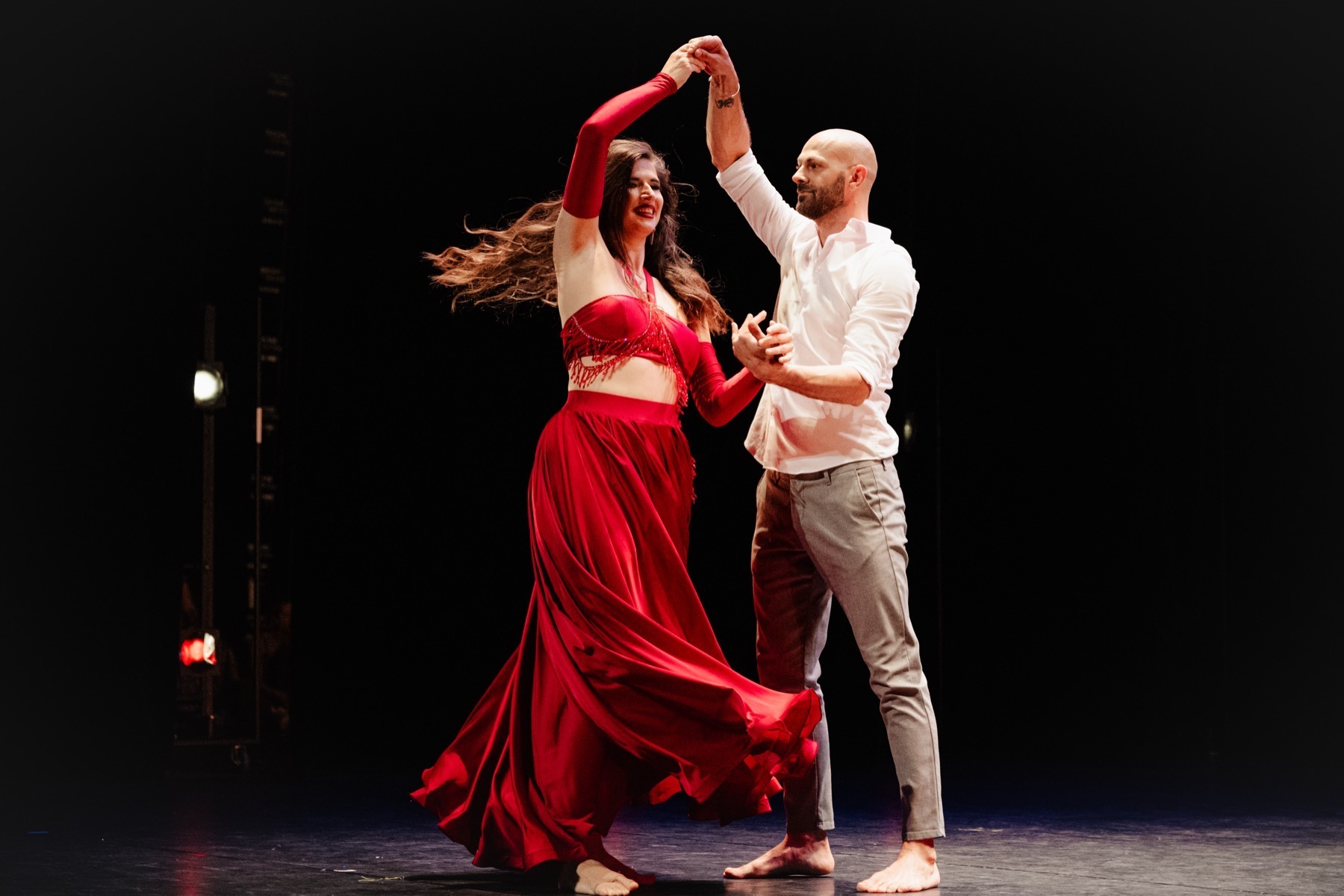 Alex and Lenka dancing bachata